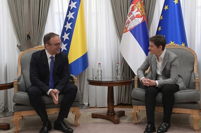 Aleksandar Vranješ i Ana Brnabić (Foto: Tanjug)