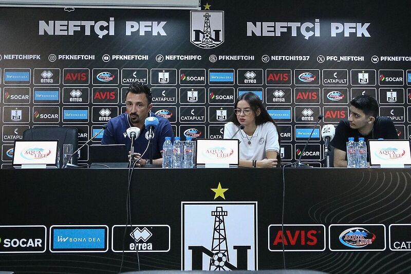 Nermin Bašić na konferenciji za medije (Foto: FK Željezničar/Instagram)