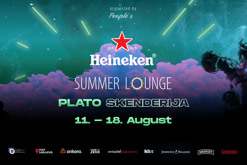 Nezaboravni provod uz Heineken Summer Lounge na Skenderiji i ove godine