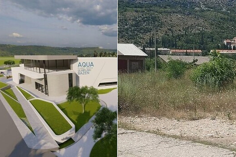 Budući izgled bazena u Zenici i lokalitet na kojem nije počela izgradnja bazena u Mostaru
