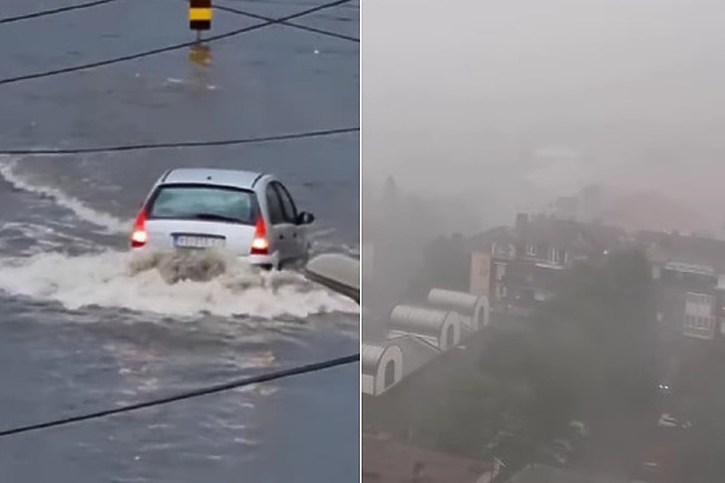 Nevrijeme u Vršću i Kraljevu, Srbija (Izvor: Instagram)