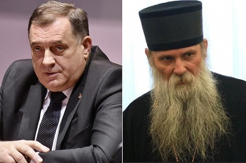 Milorad Dodik i vladika Jovan