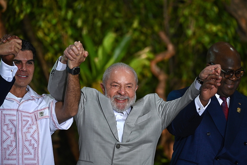 Lula da Silva na samitu (Foto: EPA-EFE)