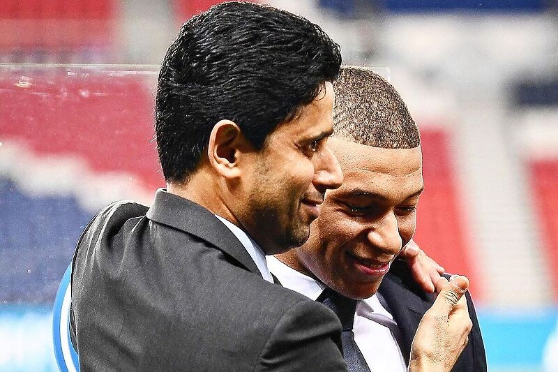 Nasser Al-Khelaifi i Kylian Mbappe