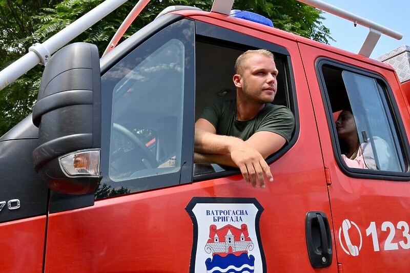 Draško Stanivuković danas u Banjoj Luci (Foto: A. Čavić/Grad Banja Luka)