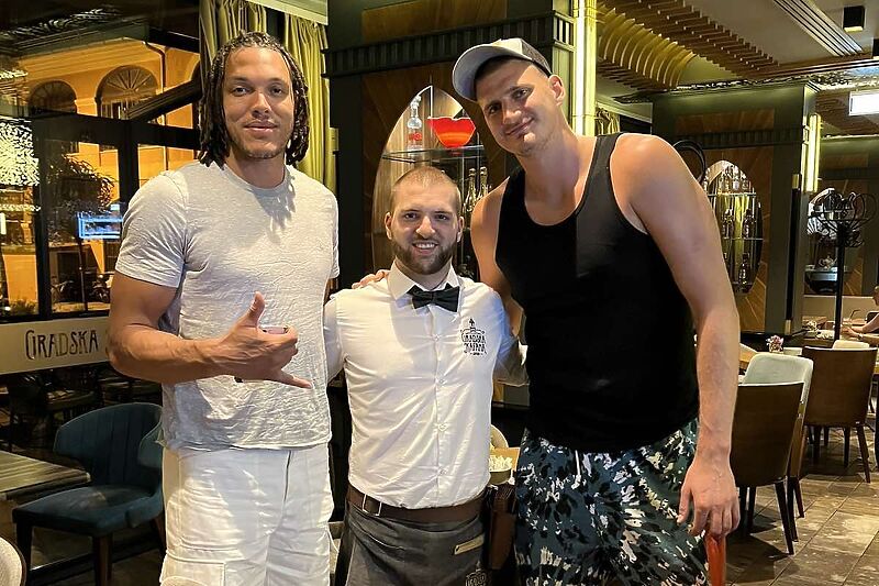 Aaron Gordon and Nikola Jokić (Photo: Twitter)