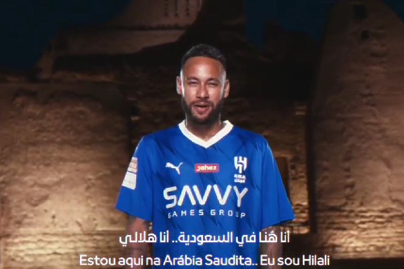 Neymar u novom klubu (Foto: Al-Hilal)