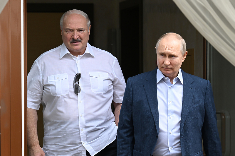 Aleksandar Lukašenko i Vladimir Putin (Foto: EPA-EFE)
