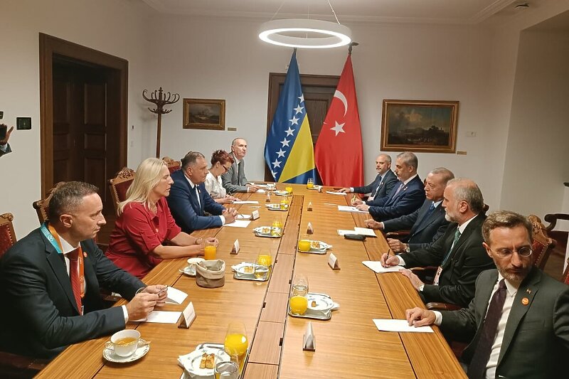 Sastanak Dodika, Cvijanović i Erdogana (Foto: X Milorad Dodik)