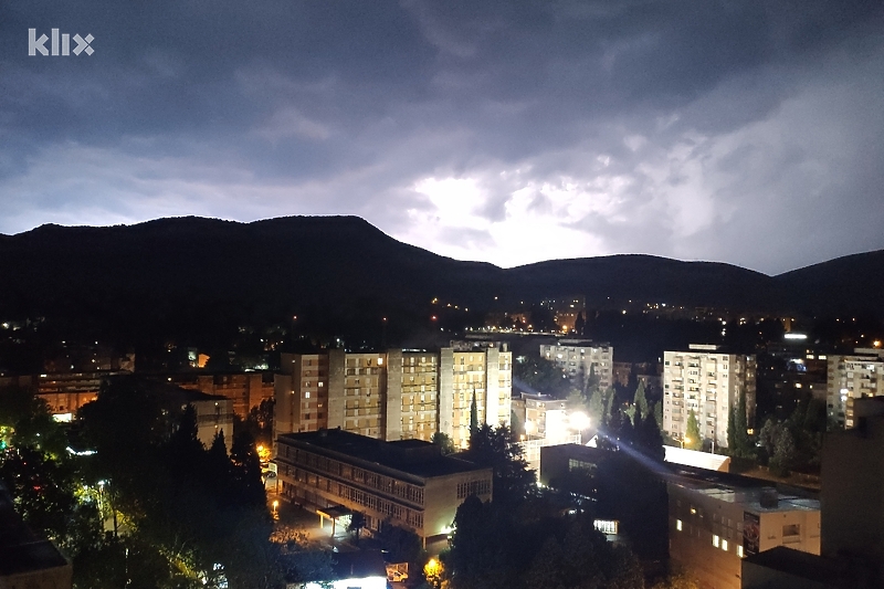 Nevrijeme u Mostaru (Foto: G. Š./Klix.ba)