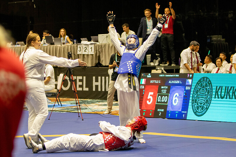 Slavlje Lamije nakon osvojene medalje (Foto: Dino Šečić)