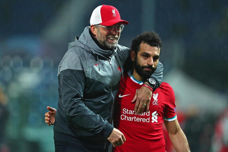 Jürgen Klopp i Mohamed Salah