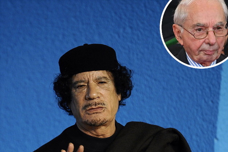 Muammar Gaddafi/Giuliano Amato u krugu (Foto: EPA-EFE)