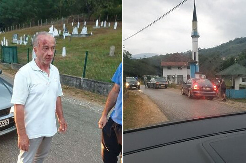 Senad Sejfić pretučen kod džamije (Foto: Politički.ba)