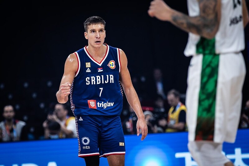 Bogdan Bogdanović je postigao 21 poen na meču protiv Litvanije (Foto: FIBA)