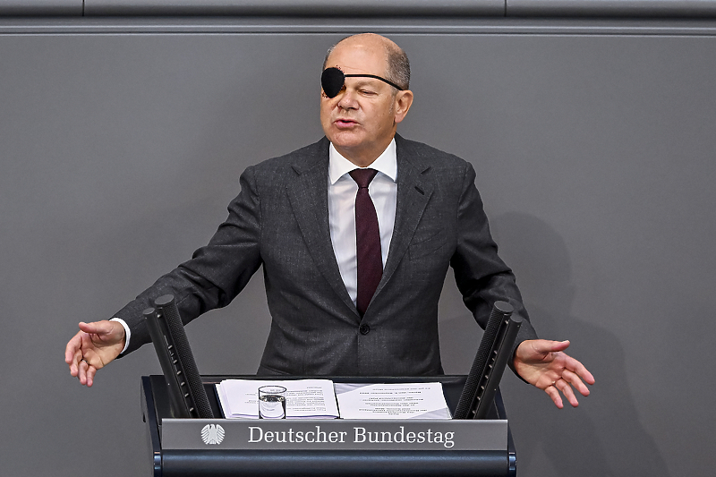 Olaf Scholz u Bundestagu (Foto: EPA-EFE)