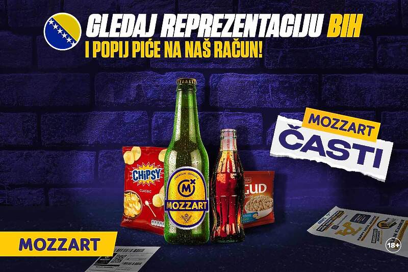 Gledajte reprezentaciju BiH uz Mozzart