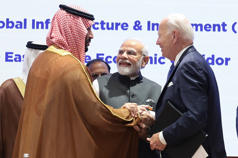 Mohamed bin Salman i Joe Biden na Samitu G20 u Indiji (Foto: X)