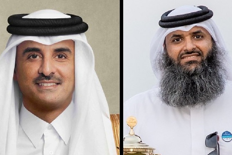 Emir Katara, šeik Al-Thani i desno novoimenovani ambasador u BiH Al-Attiyah