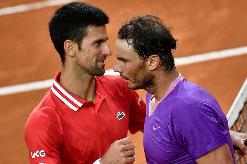 Novak Đoković i Rafael Nadal (Foto: EPA-EFE)