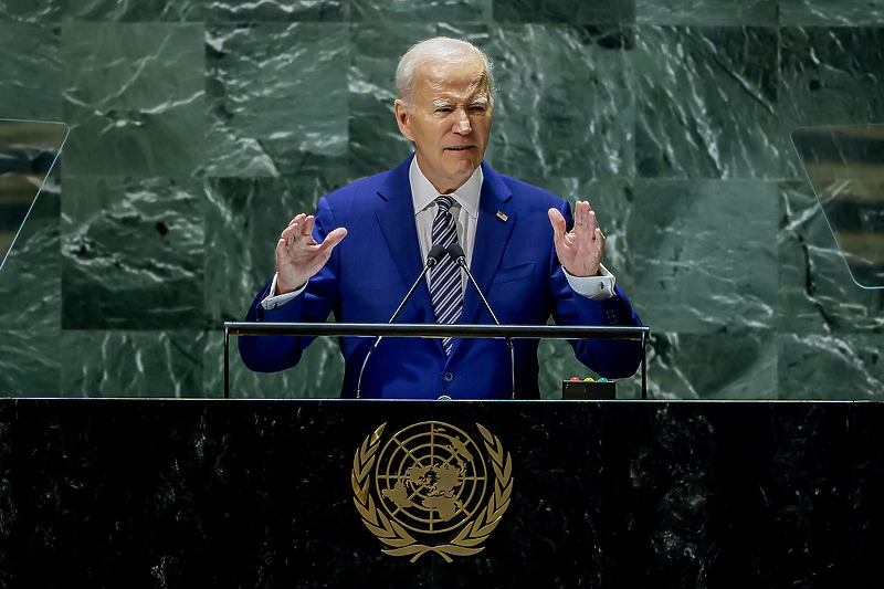 Joe Biden pred Generalnom skupštinom Ujedinjenih nacija (Foto: EPA-EFE)