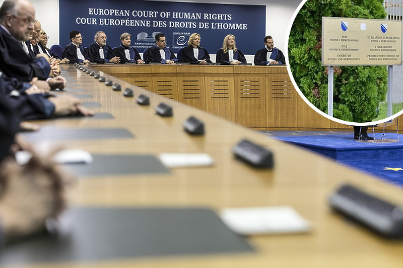 Ilustracija, Evropski sud za ljudska prava i Sud BiH