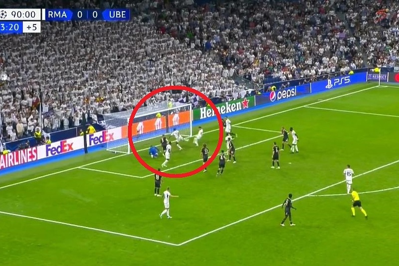 Trenutak kada je Real Madrid došao do pobjede protiv Union Berlina (Foto: Screenshot/Twitter)