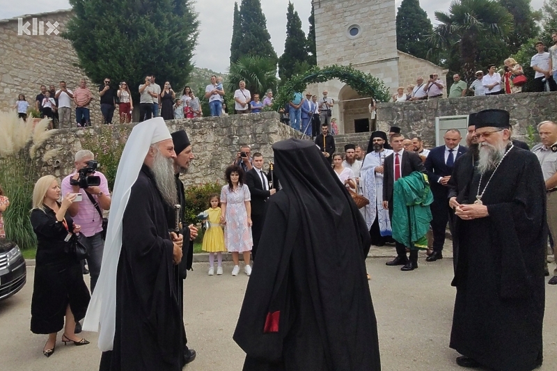 Patrijarh Porfirije stigao u Mostar: Veliki blagoslov je da dođemo u zemlju Svetoga Save