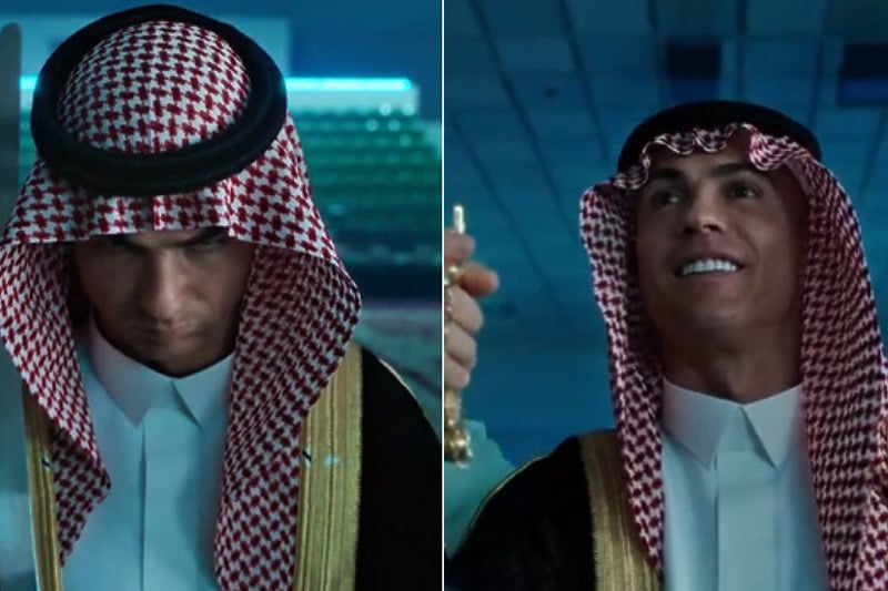 Ronaldo slavi Saudijski nacionalni dan (Foto: Screenshot)