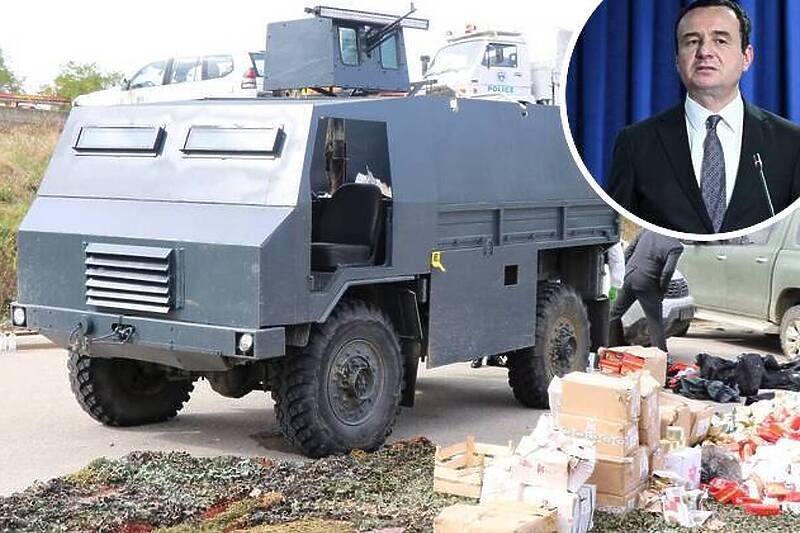 Albin Kurti objavio je i nove fotografije zaplijene kosovske policije (Foto: X/Epa)