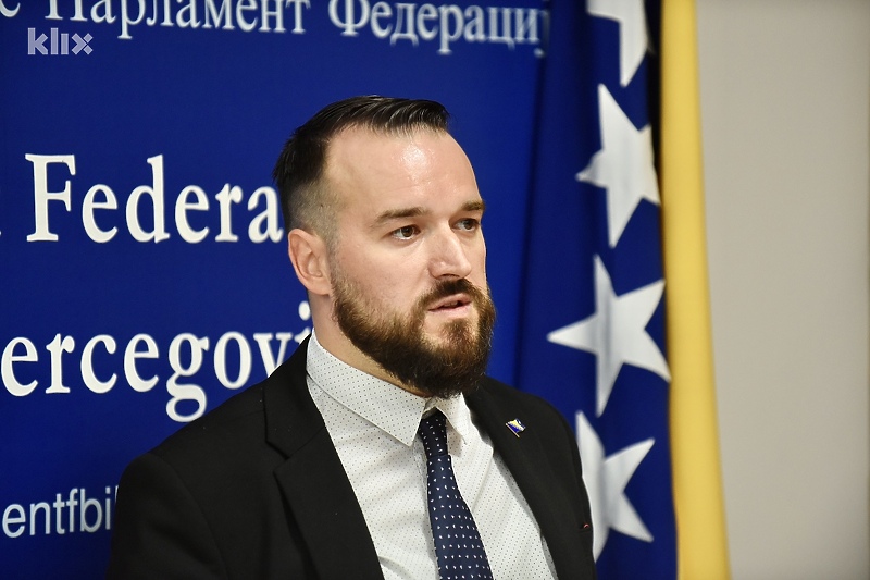 Admir Čavalić, predsjednik Odbora za ekonomsku i finansijsku politiku PFBiH (Foto: T. S./Klix.ba)