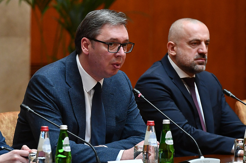 Vučić i Radoičić u aprilu 2023. godine (Foto: Srđan Ilić)