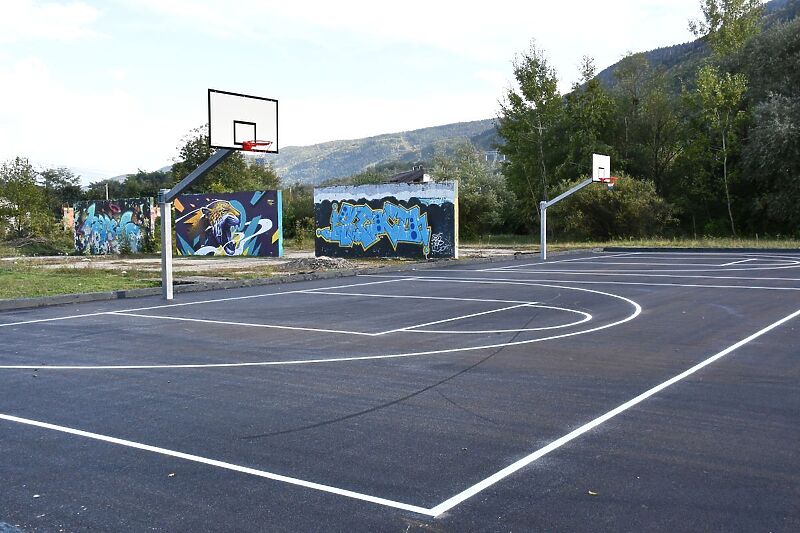 Tereni za basket na ilidžanskom izletištu Stojčevac (Foto: Općina Ilidža)