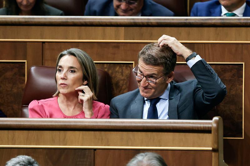 Alberto Nunez Feijoo u Parlamentu Španije (Foto: EPA-EFE)