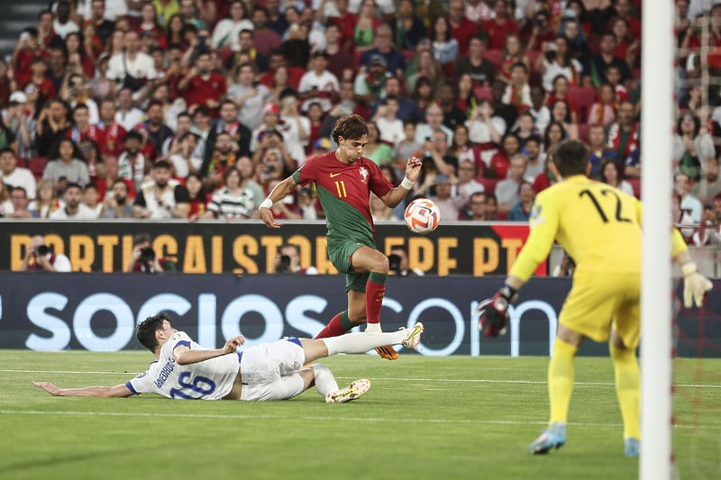 Ahmedhodžić na utakmici protiv Portugala (Foto: EPA-EFE)