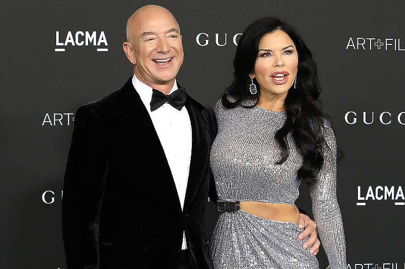 Jeff Bezos i Lauren Sanchez (Foto: EPA)