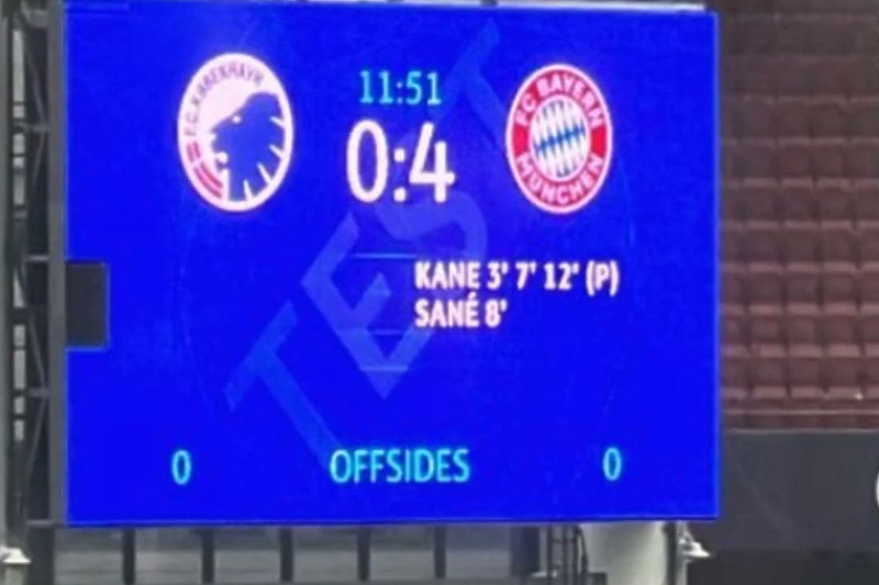 Semafor se zagrijava za golijadu Bayerna (Foto: Twitter/Screenshot)