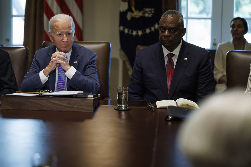 Američki predsjednik Joe Biden i ministar odbrane Lloyd Austin (Foto: EPA-EFE)