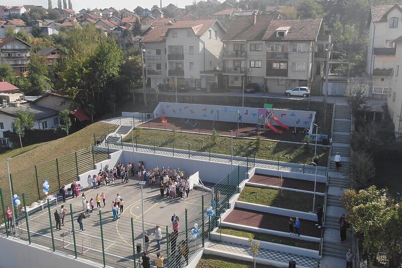 Novi prostor za sport i rekreaciju u sarajevskom naselju Hrasno Brdo (Foto: Općina Novo Sarajevo)