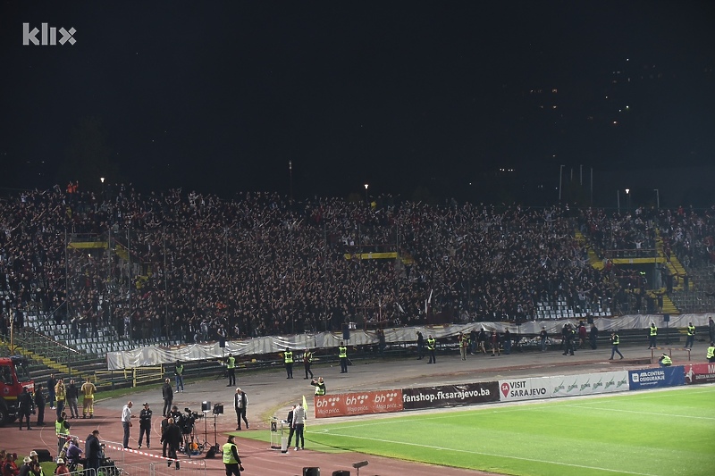 Sjajno izgledaju tribine na derbiju (Foto: T. S./Klix.ba)