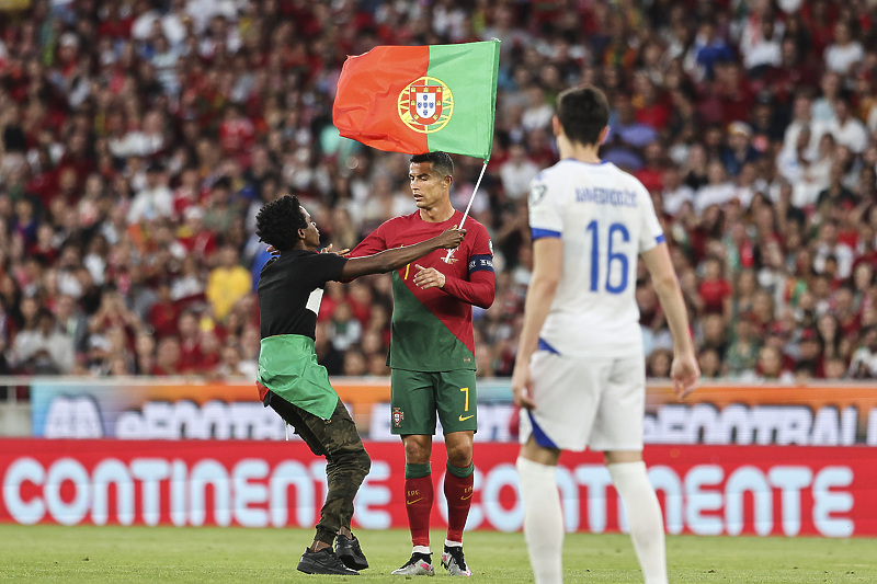 Ronaldo na utakmici protiv BiH u Lisabonu (Foto: EPA-EFE)