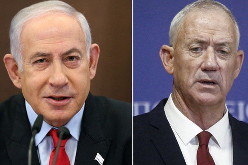 Benjamin Netanyahu i Benny Gantz (Foto: EPA-EFE)