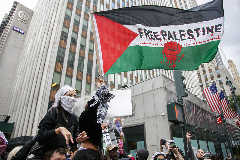 Skup podrške Palestini u New Yorku (Foto: EPA-EFE)