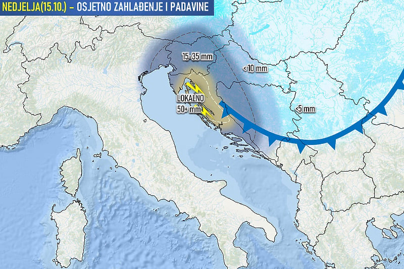 Drugog dana vikedan u BiH stiže promjena vremena, Izvor: BHMeteo.ba