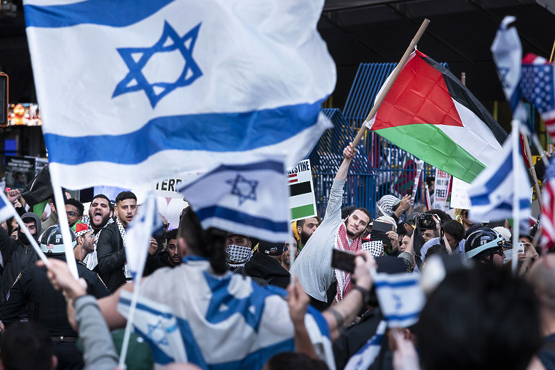 Skupovi podrške Palestini i Hamasu u New Yorku (Foto: EPA-EFE)