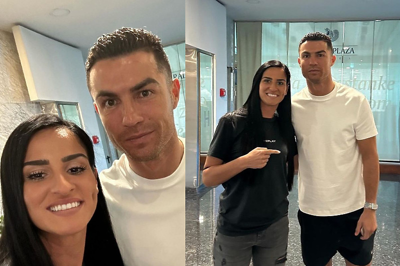 Alma Kamerić i Cristiano Ronaldo (Foto: Instagram)