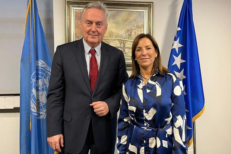 Zlatko Lagumdžija i Graciela Gatti Santana (Foto: Misija BiH u UN-u)