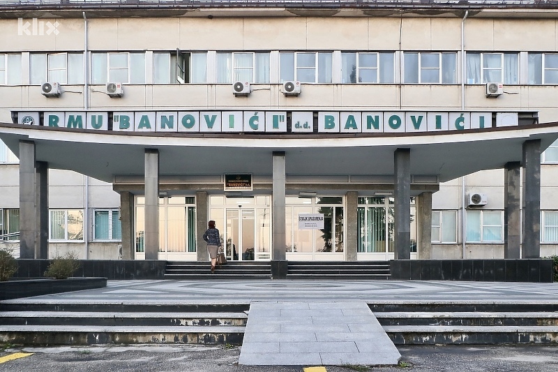 Zgrada uprave RMU Banovići (Foto: A. K./Klix.ba)