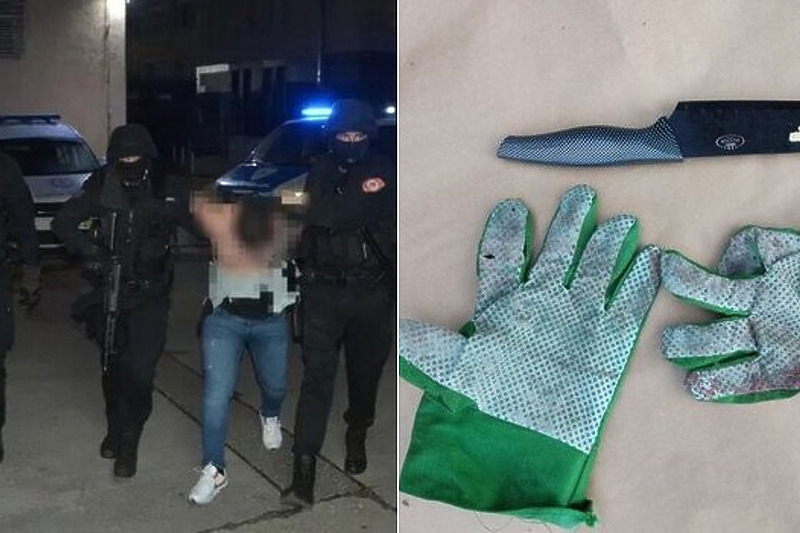 Prilikom pretresa, policija je pronašla ruksak i nož koji je korišten u ubistvu (Izvor: RTRS)
