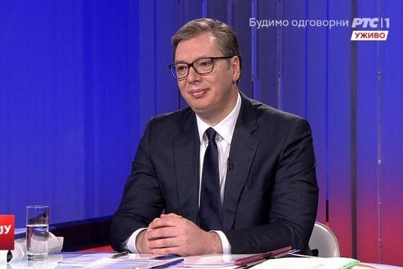 Aleksandar Vučić/Screenshot: RTS